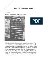 Storage System For Nuts and Bolts