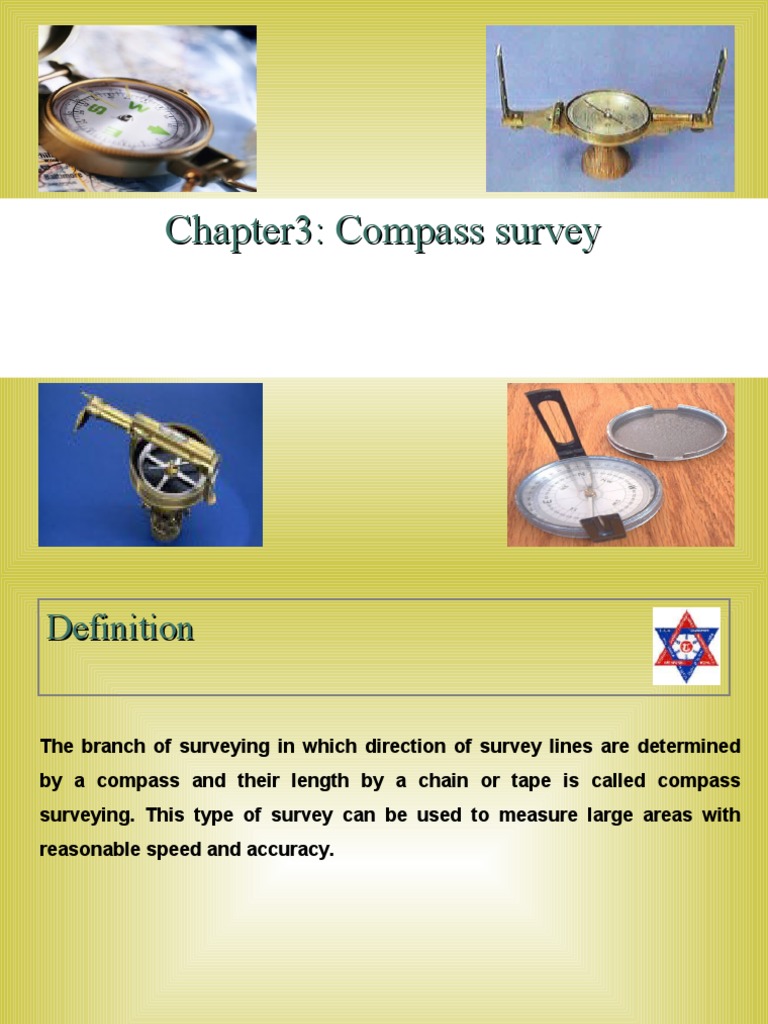 Chapter 3 Compass Surveying | PDF | Compass | Angle