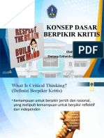 Berpikir Kritis Dasar