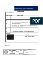 Form 1.7 Equipment Maintenance Inspection Checklist