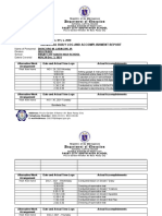 Individual Daily Log and Accomplishment Report: Enclosure No. 3 To Deped Order No. 011, S. 2020