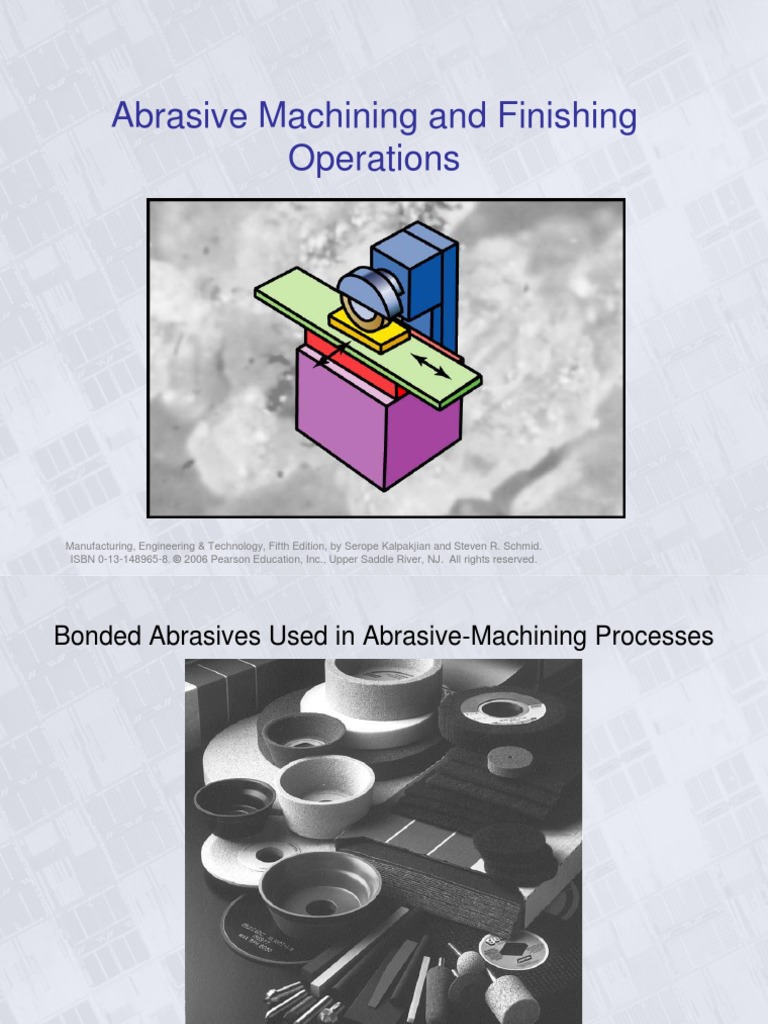 Abrasive Machining and Finishing Operations Download Free PDF