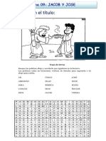 TAREA PROBLEMAS Y DESAFIOS Historia de JACOB y Historia de Jose El Soñador