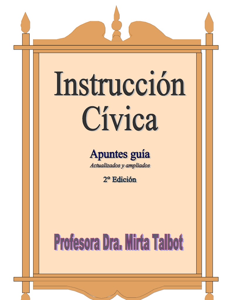 Instrucción Cívica Teoría PDF Democracia Ideologías políticas