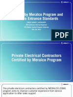 Handouts - Certified by Meralco, and Service Entrance Standard