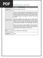 Arteria Technologies - Product JD - Finals Placement