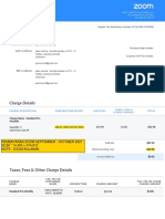 Invoice: Charge Details