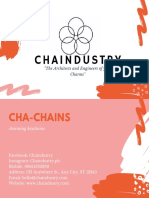 Chaindustry: "The Architects and Engineers of Your Charms"