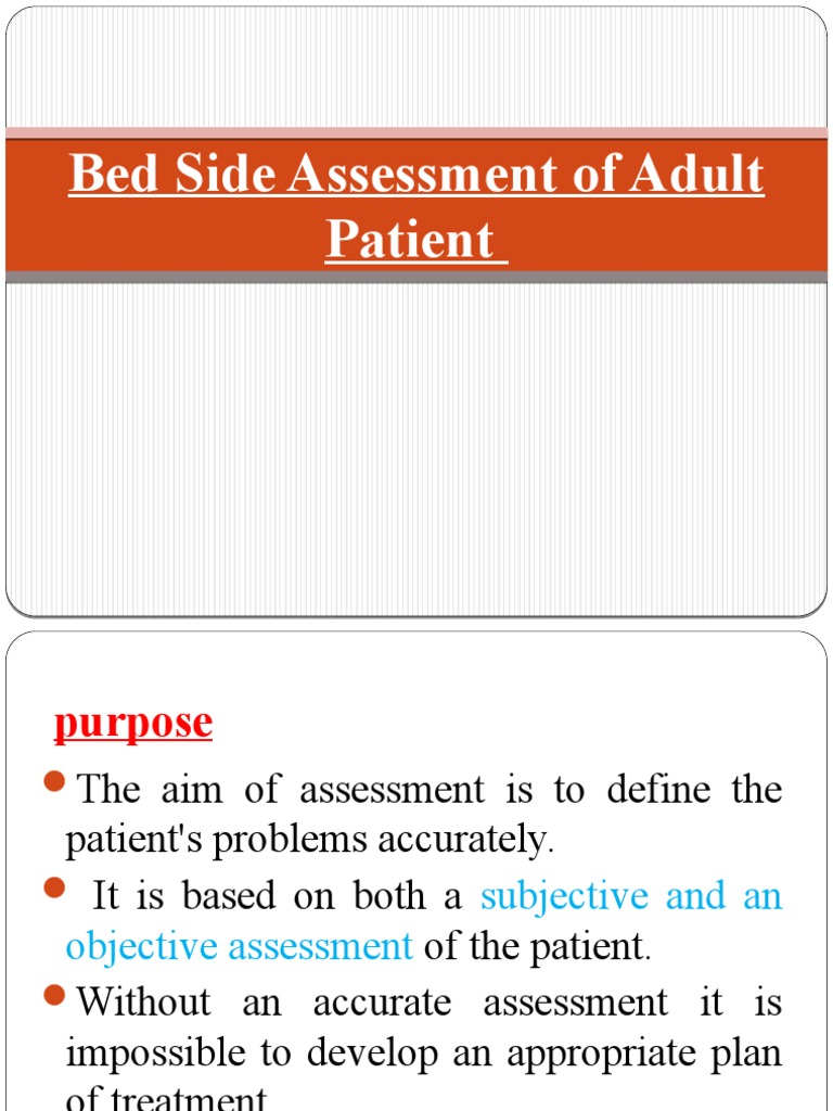 Bedside Assessment of Adult Patients | PDF | Thorax | Lung