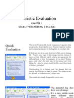 Heuristic Evaluation of a Windows Search Interface