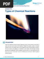 2types of Chemical Reactions