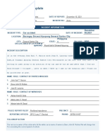Police Report Template 15