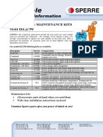 Valuable technical info on compressor spare parts kits