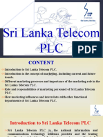 Marketing Process of SLT PLC