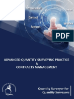 Procurement Tender: Contracts Management & Advanced Quantity Surveying Practice