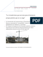 ROY ESTEBAN ROJAS La Vivienda Tiene Que Moverse Pese Al Terremoto Porque Permite Que No Se Caiga