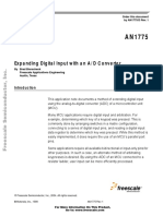 Expanding Digital Input With An A/D Converter: Freescale Semiconductor