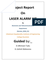 Project Report On Laser Alarm Kit: Er - Bhimsen Tudu Er - Ashish Maharana