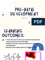 Pre-Natal Development