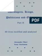 Alexander Marr - Astrologers, Kings, Politicians and Others - Part II