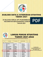Analisis Data Dan Intervensi Stunting