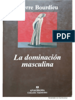 Dominación Masculina (Pierre Bourdieu)