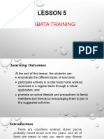 Lesson 5: Tabata Training