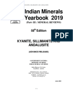 Indian Minerals Yearbook 2019: Kyanite, Sillimanite and Andalusite