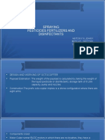 Spraying Pesticides, Fertilizers and Disinfectants: Antony N Johny REG NO:19022265 S5 Mechanical