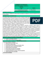 Formato Proyecto - Medio Ambiente y Desarrollo Sostenible