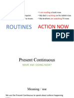 Unit 2 Present Continuous