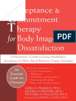 Cceptance & Ommitment Herapy Dissatisfaction: For Body Image