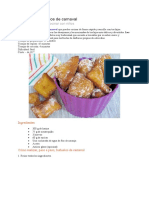 Receta de Buñuelos de Carnaval