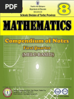 FINAL COPY Compendium of Notes Grade 8