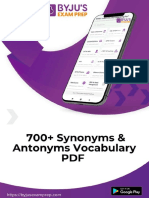 700 Vocab PDF Antonym and Synonym 97