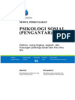 Modul Psikologi Sosial (TM1)