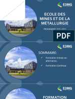 CATALOGUE DE FORMATION 2021 de lE3MG 1