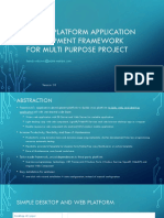 Cross Platform Development Framework