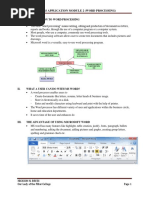 Module 2 (Word Processing)