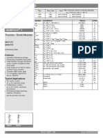 Datasheet SCR SKKT 273 12E