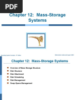 Chapter 12: Mass-Storage Systems: Silberschatz, Galvin and Gagne ©2009 Operating System Concepts - 8 Edition