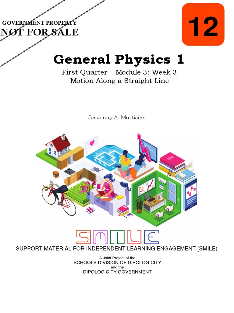 General Physics 1: Not For Sale | PDF | Velocity | Acceleration