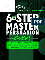 6 Step Master Persuasion Checklist