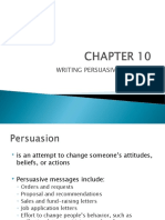 CHAPTER 10 - Persuasive
