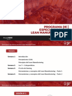 Curso Lean Manufacturing - SESIÓN N°01