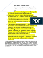 Activity-Writing A Six-Sentence Argument