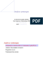 Esi-Compilation Analyse Synataxique