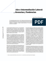 Tercerización e Intermediación Laboral Diferencias y Tendencias - JORGE TOYAMA