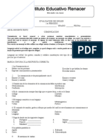 Examen de Caste Llano 1er Peri