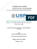 Influencia de juegos de roles para disminuir agresividad en niños